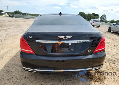 2018 Genesis G90 Ultimate из США, поврежденный, VIN KMHG54JH9JU039624